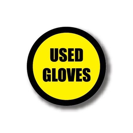 Ergomat 17in CIRCLE SIGNS Used Gloves DSV-SIGN 289 #6160 -UEN